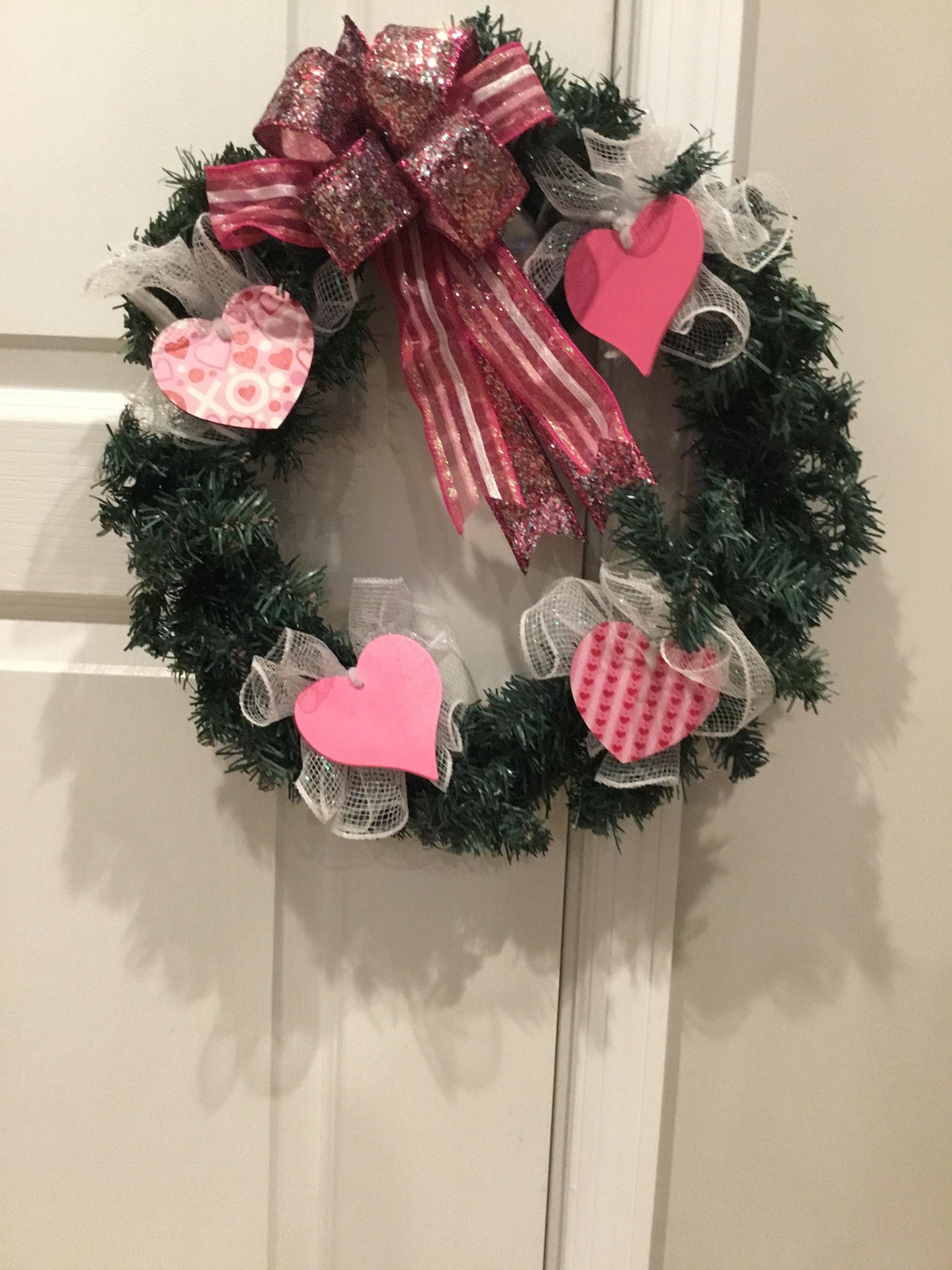Disco Heart Wreath