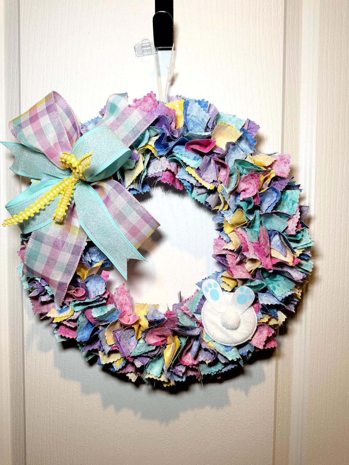 Colorful Easter Rag time Wreath