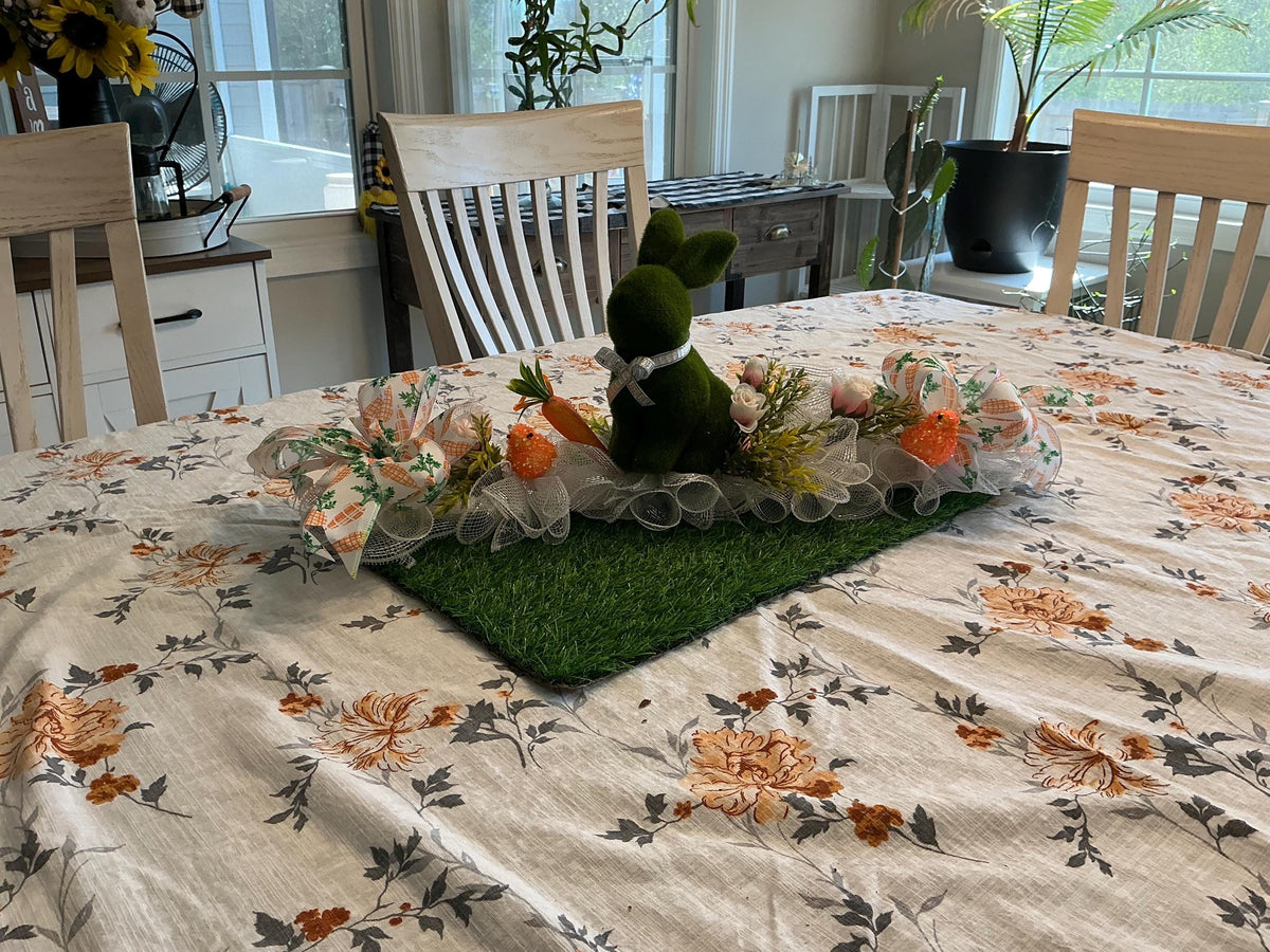 Handmade Easter Floral Arrangement Centerpiece, Spring Table Decor