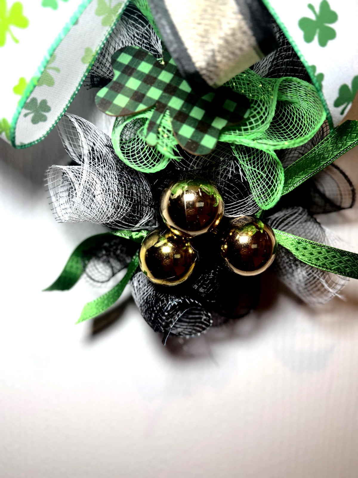 Luck of the Irish Wreath/St.Patrick’s Day Front Door Decor /Shamrock Wreath