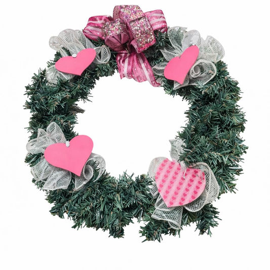 Disco Heart Wreath