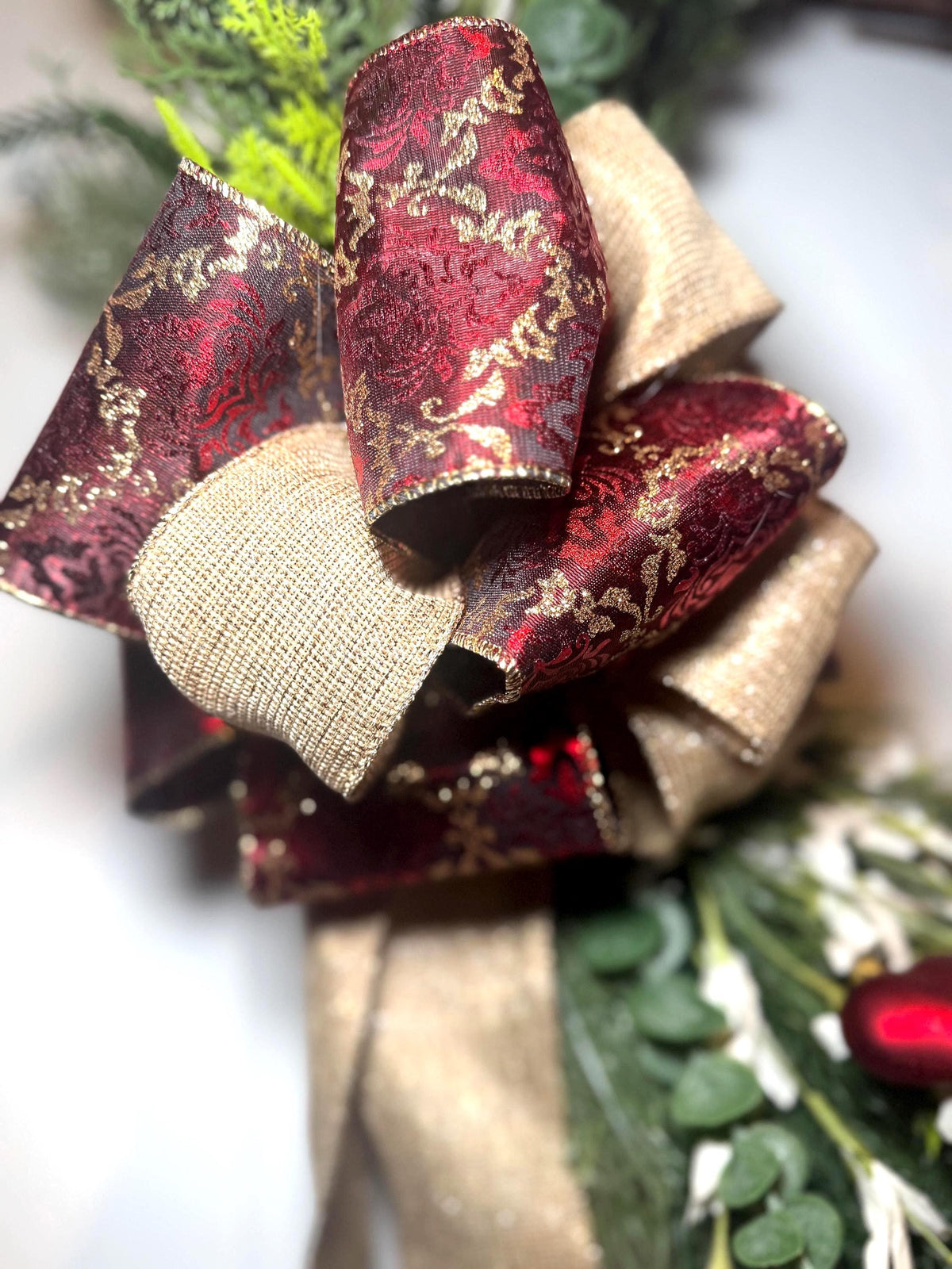 Rustic Heart Valentine's Day Wreath, Handmade Door Decor