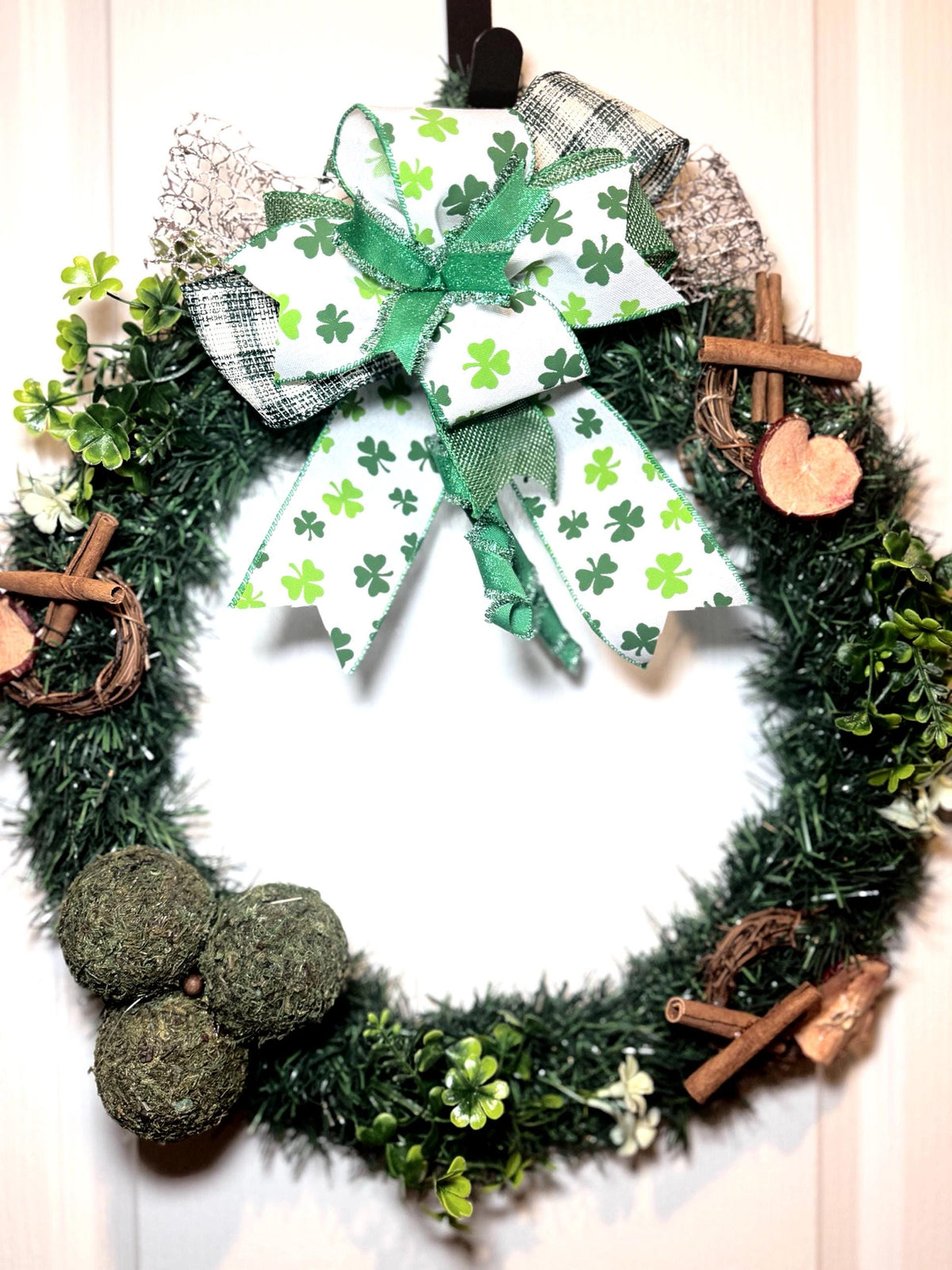 Mother Nature Wreath/ Greenery Front Door Decor/ Natural Woodland Wreath