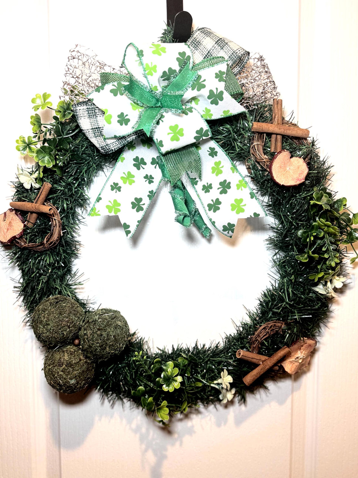Mother Nature Wreath/ Greenery Front Door Decor/ Natural Woodland Wreath