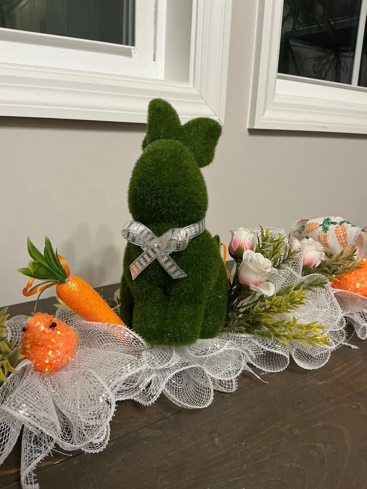 Handmade Easter Floral Arrangement Centerpiece, Spring Table Decor