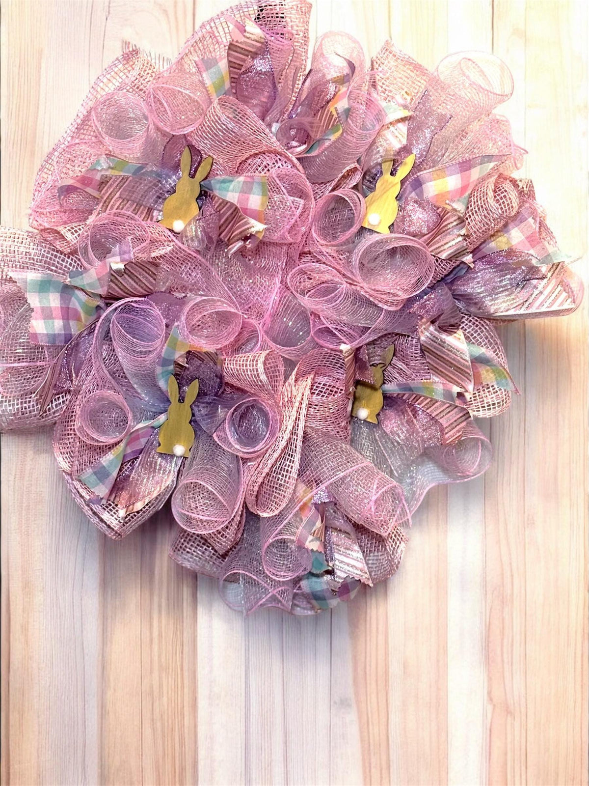 Easter Bunny Wreath/Spring Bunny Door Wreath / Easter Front Door Decor / Bunny Home Decor