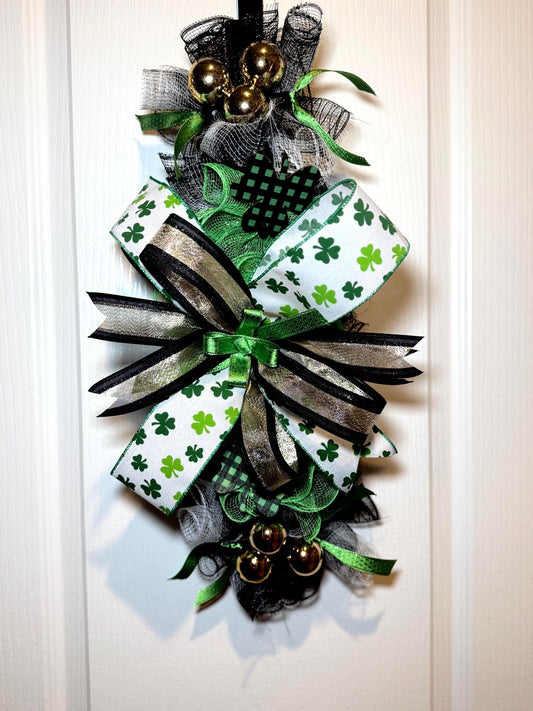 Luck of the Irish Wreath/St.Patrick’s Day  Front Door Decor /Shamrock Wreath