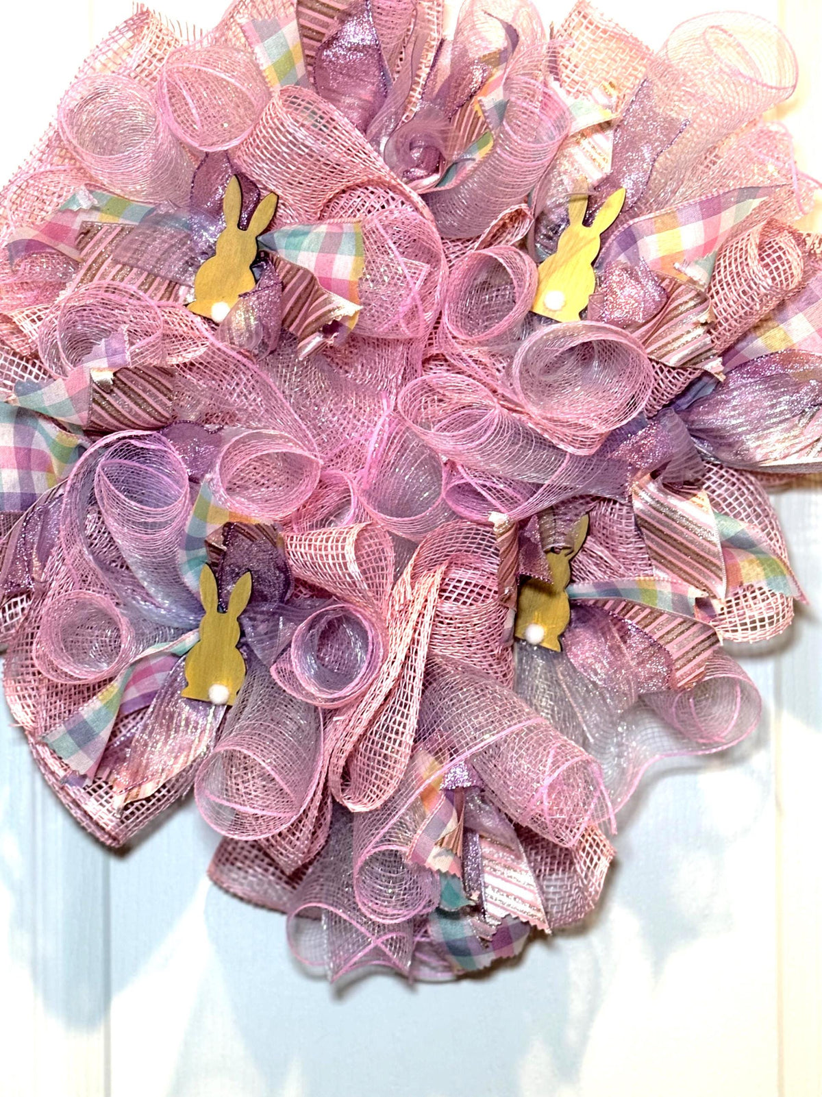 Easter Bunny Wreath/Spring Bunny Door Wreath / Easter Front Door Decor / Bunny Home Decor