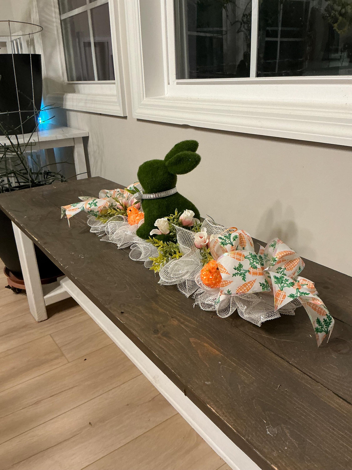 Handmade Easter Floral Arrangement Centerpiece, Spring Table Decor
