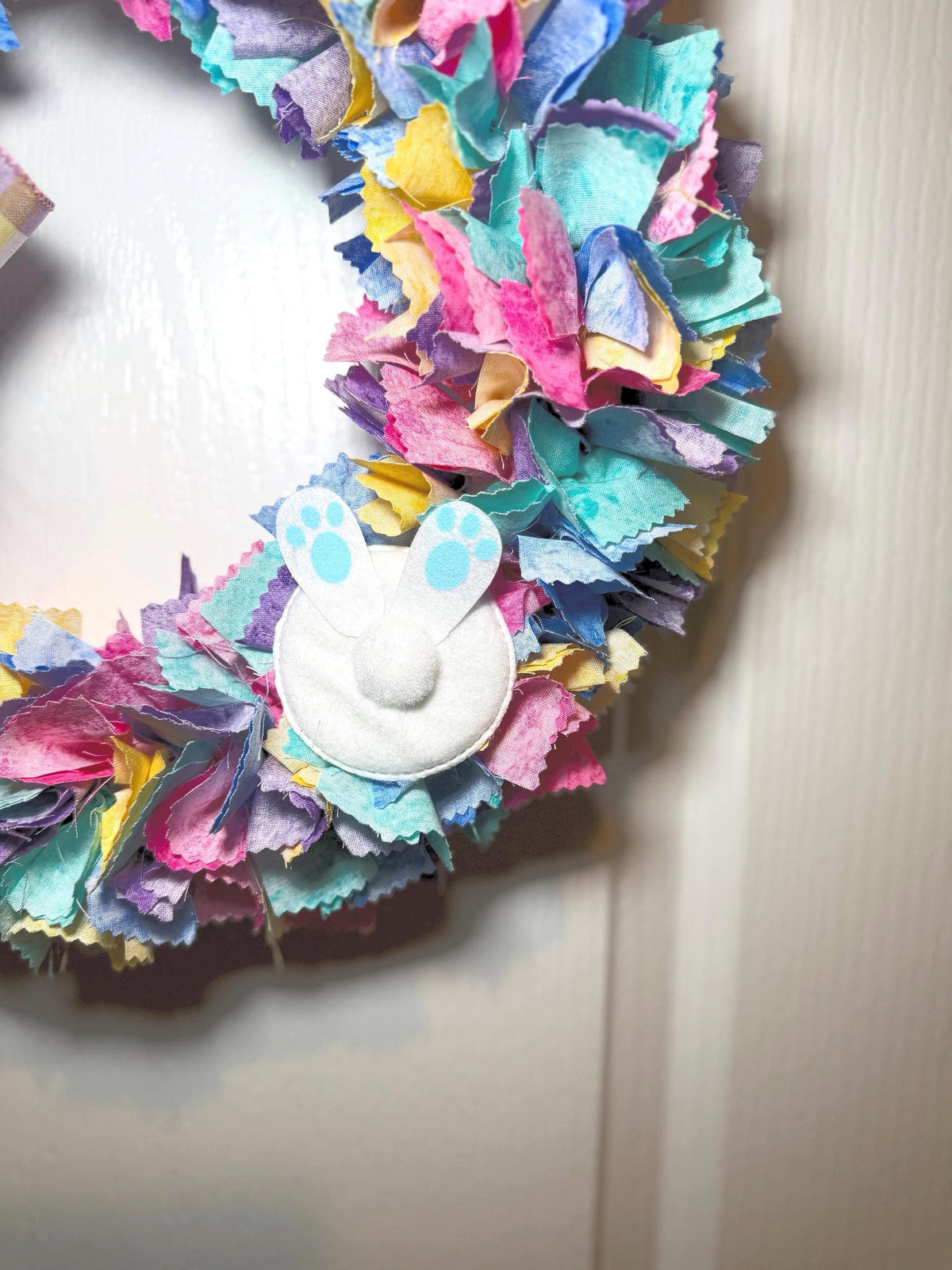 Colorful Easter Rag time Wreath