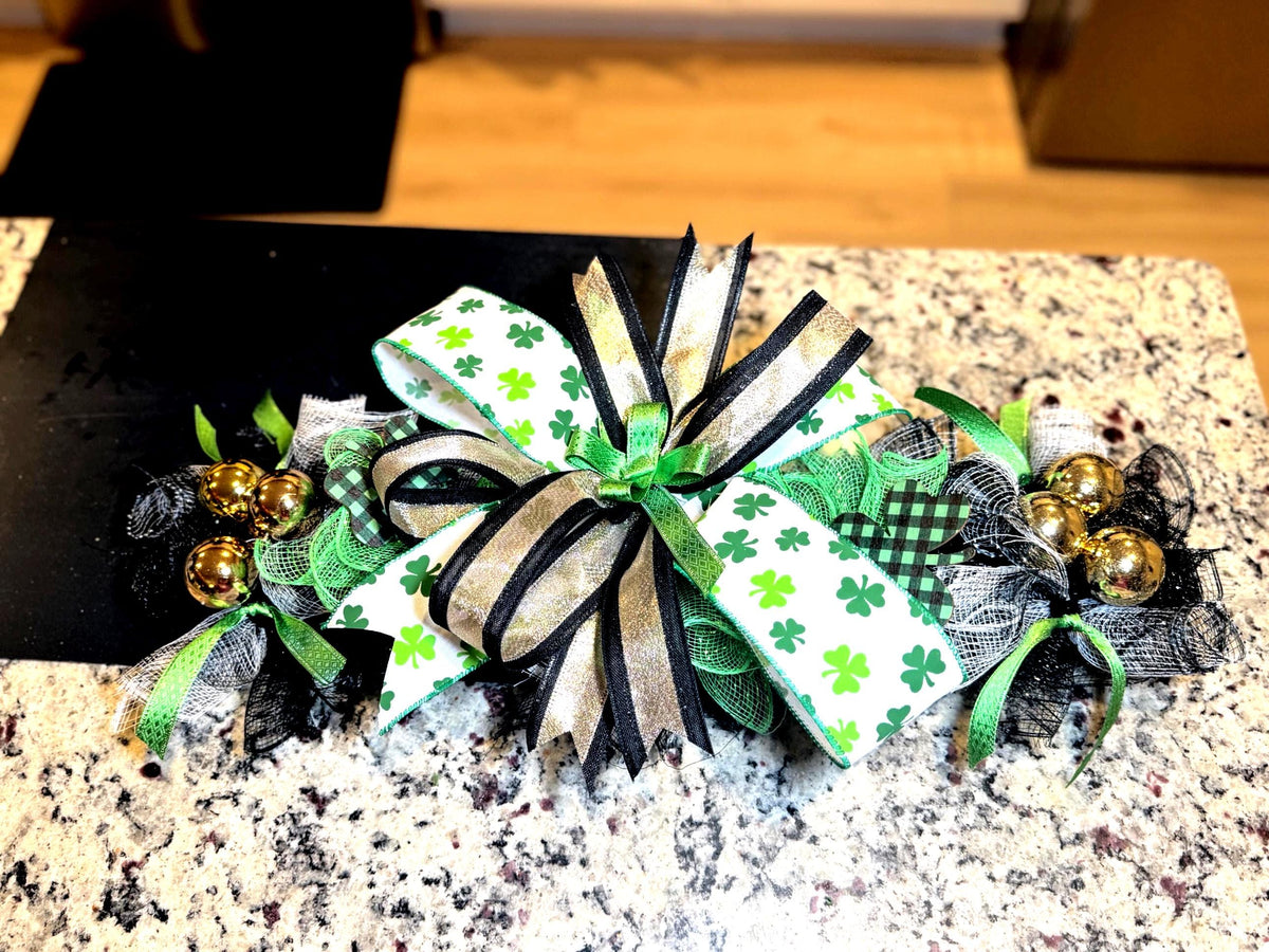 Luck of the Irish Wreath/St.Patrick’s Day  Front Door Decor /Shamrock Wreath